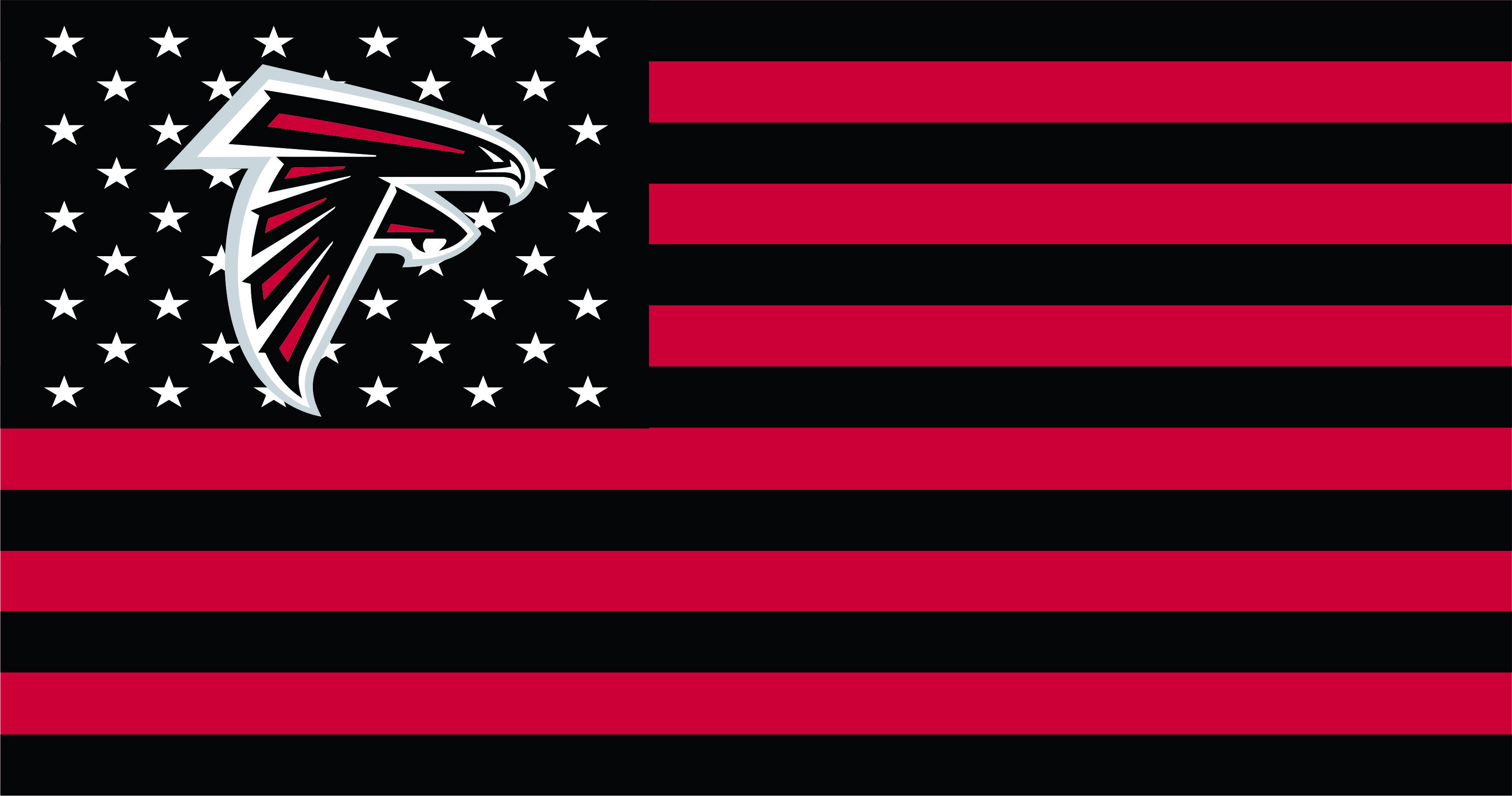 Atlanta Falcons Flag001 logo vinyl decal